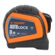 FLEXÓMETRO AUTO-LOCK 8 M CINTA 25 MM - Envío Gratuito