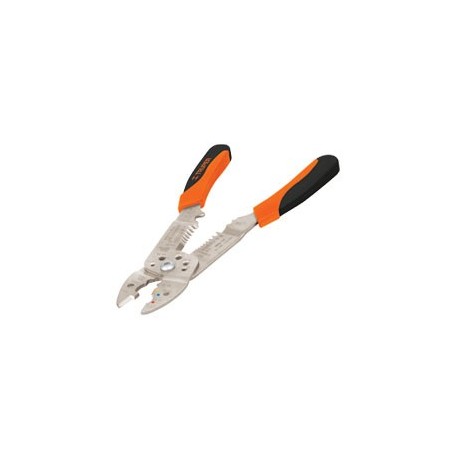 PINZA PELACABLES 9" 7 MED. 4 MORDAZAS - Envío Gratuito