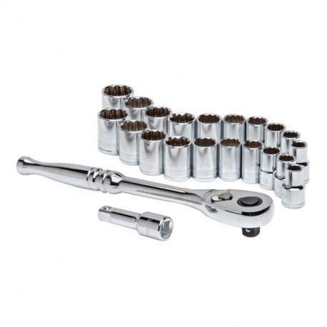 JUEGO DE DADOS PUNTA TORX 1/4" Y 3/8" 11 PIEZAS - Envío Gratuito