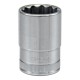 DADO 17M CUADRO 1/2" 12 PT - Envío Gratuito