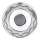 DADO LARGO 19MM CUADRO 1/2" DE 12 PUNTAS - Envío Gratuito