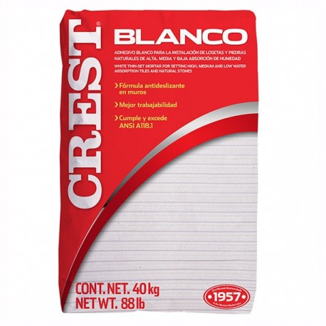 CREST BLANCO 40 KG - Envío Gratuito