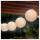10 LUCES 8'' CON PANTALLA PAPEL BLANCO - Envío Gratuito
