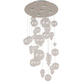 LUMINARIO COLGANTE 5 L GU10 CROMO/VIDRIO ARTELUCE - Envío Gratuito