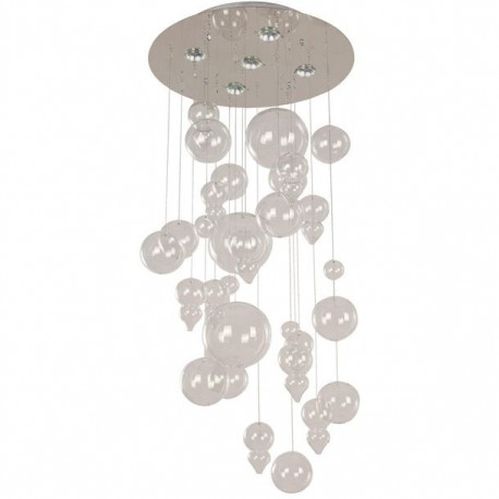 LUMINARIO COLGANTE 5 L GU10 CROMO/VIDRIO ARTELUCE - Envío Gratuito