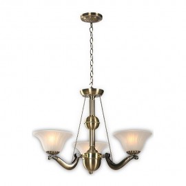 CANDIL 3 LUCES ORION BRONCE PULIDO - Envío Gratuito