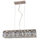 LUMINARIO COLGANTE 8 L G9 CON CRISTAL ARTELUCE - Envío Gratuito