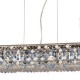LUMINARIO COLGANTE 8 L G9 CON CRISTAL ARTELUCE - Envío Gratuito