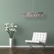 LUMINARIO COLGANTE 8 L G9 CON CRISTAL ARTELUCE - Envío Gratuito
