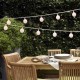 10 LUCES CON PANTALLA PAPEL BLANCO - Envío Gratuito