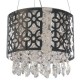 LUMINARIO COLGANTE METAL Y CRISTALES 9 L G4. ARTELUCE - Envío Gratuito