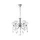 CANDIL CRISTAL CROMADO 5 LUCES - Envío Gratuito
