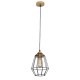 LÁMPARA COLGANTE VINTAGE CON MADERA - Envío Gratuito