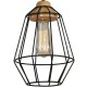 LÁMPARA COLGANTE VINTAGE CON MADERA - Envío Gratuito