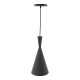 CANDIL ALUMINIO ANOD 1XE26 NEGRO MATE - Envío Gratuito
