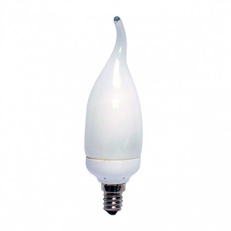 FOCO FLUORESCENTE VELA LUZ BLANCA 7W (25W) - Envío Gratuito