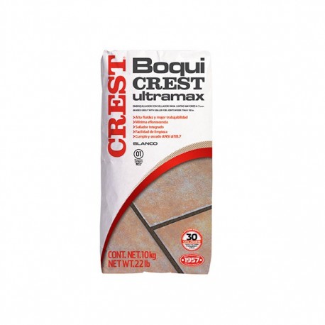 BOQUICREST ULTRA MAX BLANCO 10 KG CREST - Envío Gratuito