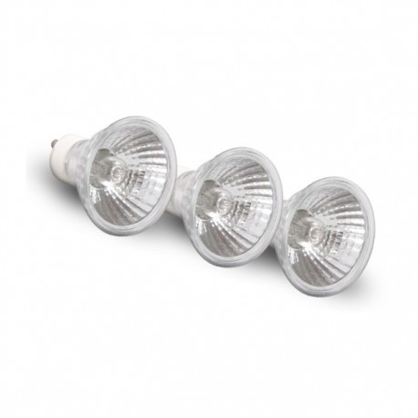 3 PACK FOCOS HALOGENOS GU10 - Envío Gratuito
