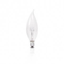 FOCO INCANDESCENTE VELA 40W CLARO - Envío Gratuito