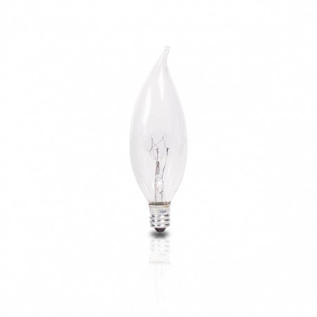 FOCO INCANDESCENTE VELA 40W CLARO - Envío Gratuito