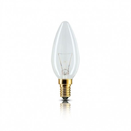 FOCO INCANDESCENTE VELA 40W CLARO PHILIPS - Envío Gratuito