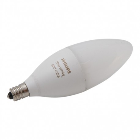 PHILIPS HUE VELA WHITE AND COLOR 6W E12 - Envío Gratuito