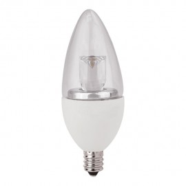 FOCO LED VELA E12 5 W LUZ AMARILLA 2 PIEZAS - Envío Gratuito