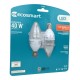FOCO LED VELA E12 5 W LUZ AMARILLA 2 PIEZAS - Envío Gratuito
