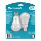 FOCO LED A19 8W LUZ AMARILLA 2 PIEZAS - Envío Gratuito