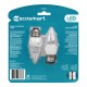 FOCO LED VELA E26 5 W LUZ AMARILLA 2 PIEZAS - Envío Gratuito