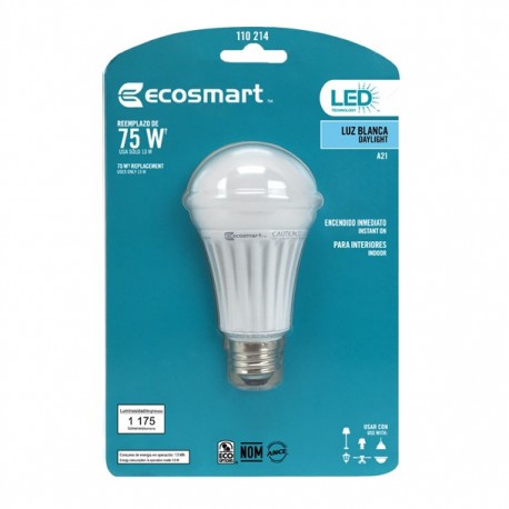 FOCO LED A21 13W LUZ BLANCA 1 PIEZA - Envío Gratuito