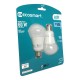 FOCO LED A19 9 W LUZ BLANCA 2 PIEZAS - Envío Gratuito