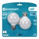 FOCO LED GLOBO 3.1 W LUZ BLANCA 2 PIEZAS - Envío Gratuito
