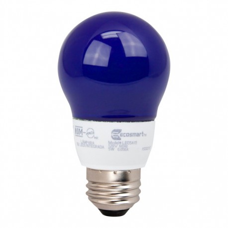 FOCO LED A15 5W COLOR AZUL 1 PIEZA - Envío Gratuito