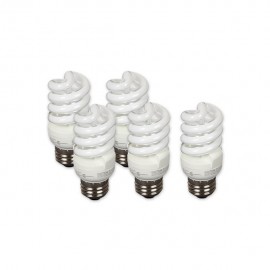 FOCO ESPIRAL T3 14 W LUZ CÁLIDA 5 PIEZAS - Envío Gratuito