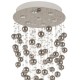 COLGANTE CON ESFERAS Y CRISTAL DE 7 LUCES GU10 - Envío Gratuito