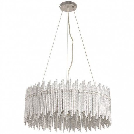 COLGANTE DECORADO EN ALUMINIO DE 8 LUCES G9 - Envío Gratuito