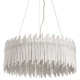 COLGANTE DECORADO EN ALUMINIO DE 8 LUCES G9 - Envío Gratuito