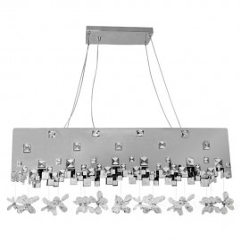 COLGANTE LED DECORADO CON CRISTALES DE 9 LUCES - Envío Gratuito