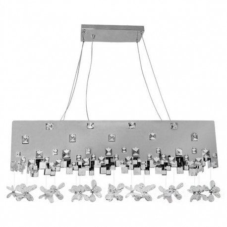 COLGANTE LED DECORADO CON CRISTALES DE 9 LUCES - Envío Gratuito