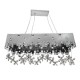 COLGANTE LED DECORADO CON CRISTALES DE 9 LUCES - Envío Gratuito
