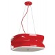 COLGANTE EN POLIRESINA ROJO Y BLANCO DE 3 LUCES - Envío Gratuito