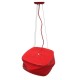 COLGANTE EN POLIRESINA ROJO Y BLANCO DE 3 LUCES - Envío Gratuito
