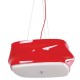 COLGANTE EN POLIRESINA ROJO Y BLANCO DE 3 LUCES - Envío Gratuito