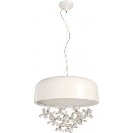 COLGANTE LED BLANCO DE 9 LUCES CON CRISTALES - Envío Gratuito