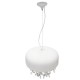 COLGANTE LED BLANCO DE 9 LUCES CON CRISTALES - Envío Gratuito