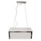 COLGANTE LED BLANCO DE 9 LUCES CON CRISTALES ARTELUCE - Envío Gratuito