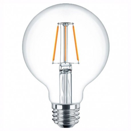 FOCO PHILIPS LED FILAMENT G25 6W(60W) DIM LC 2PACK - Envío Gratuito