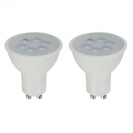 2 PACK FOCO LED GU10 LUZ BLANCA - Envío Gratuito
