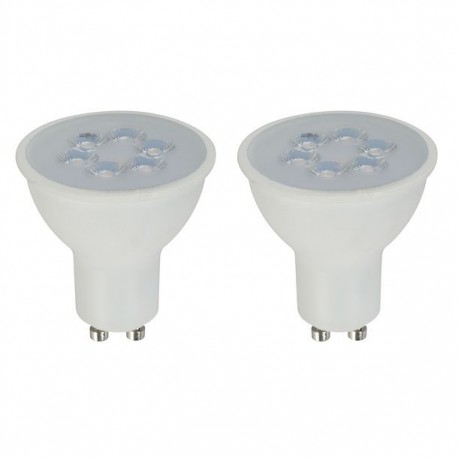 2 PACK FOCO LED GU10 LUZ AMARILLA - Envío Gratuito